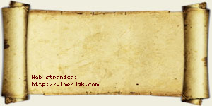 Andjelina Perušinović vizit kartica